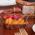 Italian Olivewood Aperitivo Bowls - Set of 4