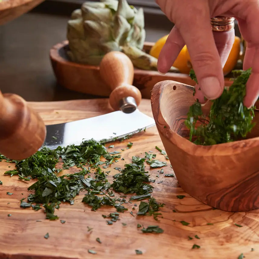 Italian Olivewood Serving Bowl — Small