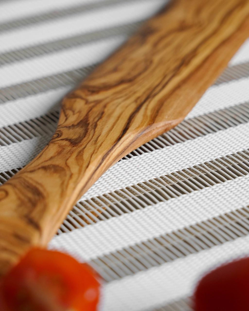 Italian Olive Wood Spurtle — Large