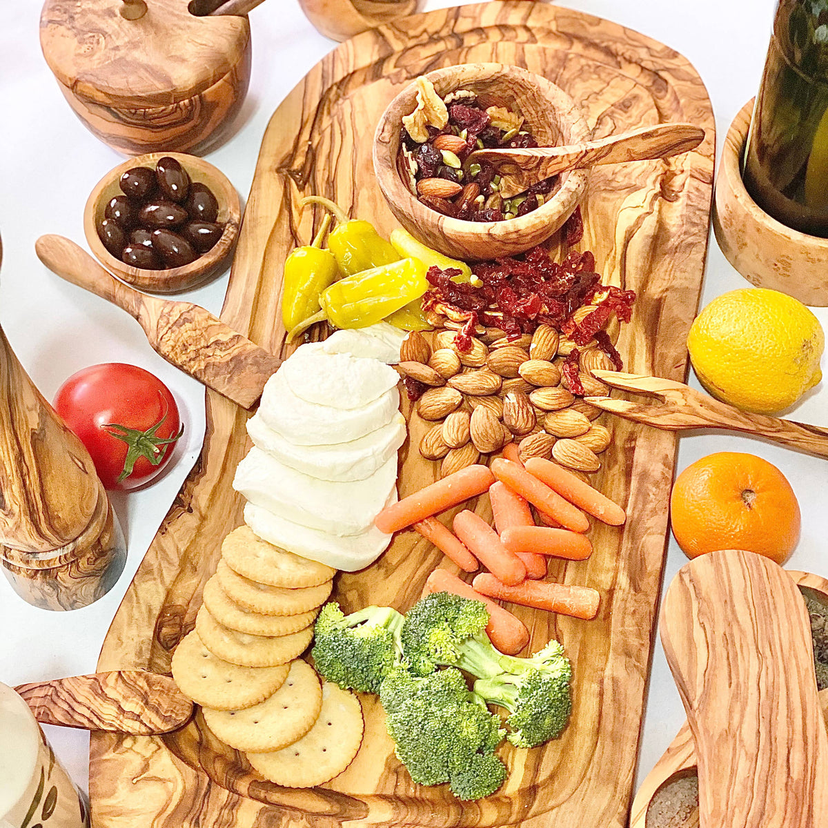 Italian Olivewood Charcuterie Board