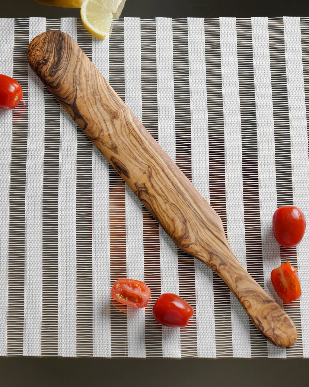 Italian Olive Wood Spurtle — Large