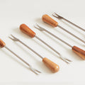 Italian Olivewood Aperitivo Forks - Set of 6 Forks