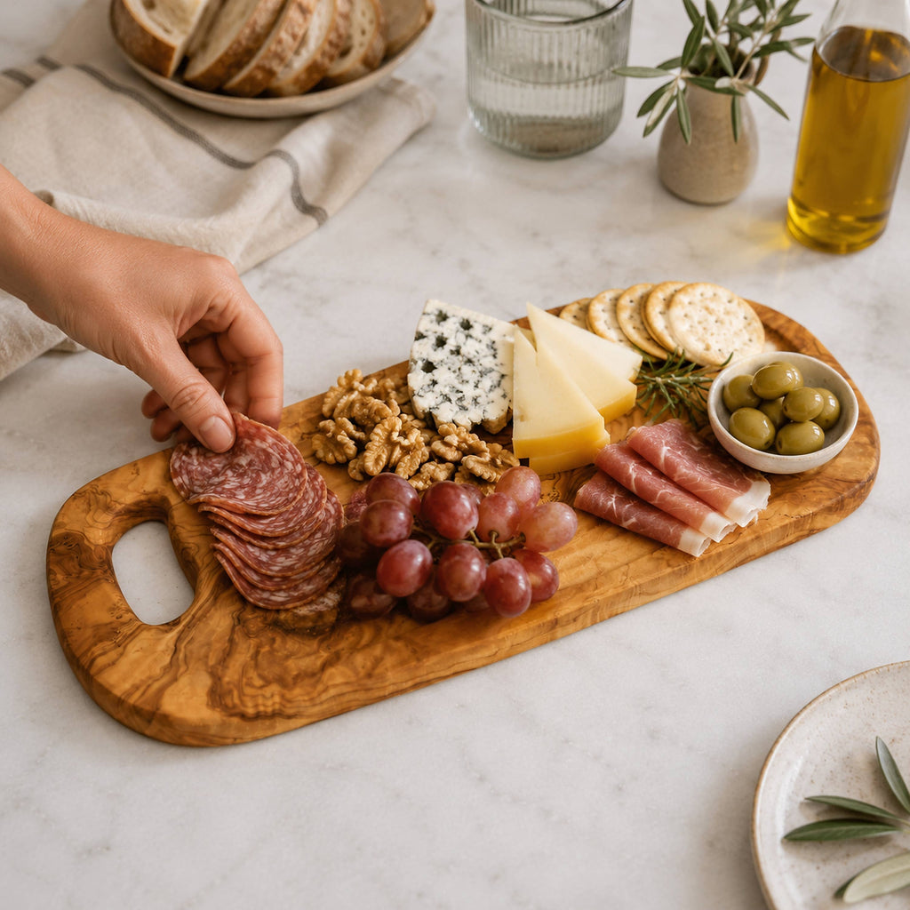 Italian Olivewood Charcuterie Board
