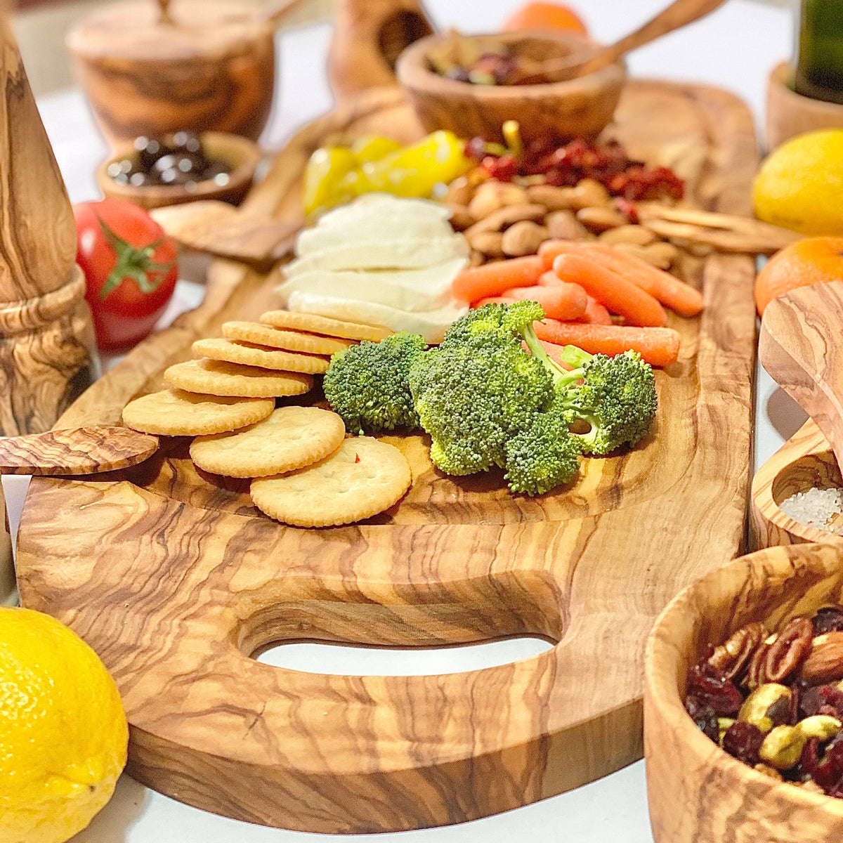 Italian Olivewood Charcuterie Board