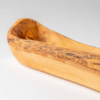 Italian Olivewood Boat Bowl - Live Edge