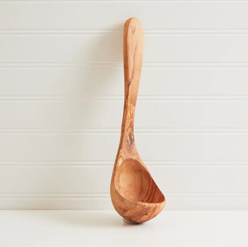 Italian Olivewood Soup & Pasta Ladle